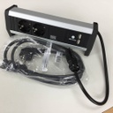 Bachmann Medientechnik - Steckdoseneiste mit 2x USB Anschlüssen
