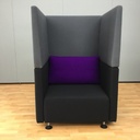 Sedus sopha 1-Sitzer Sessel schwarz / grau