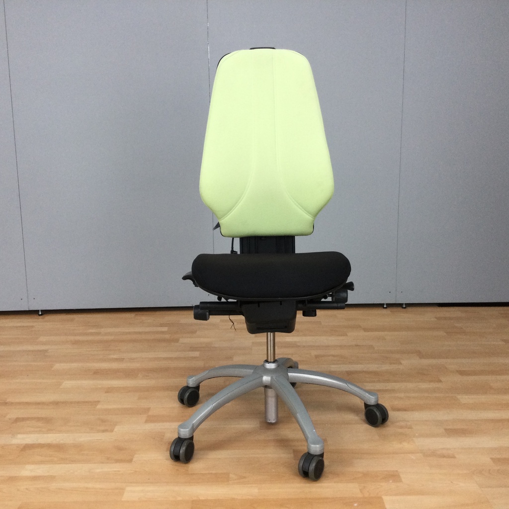 RH Logic 400 Bürostuhl - Rücken hellgrün - Sitz schwarz