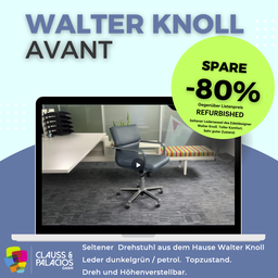 [53705] Walter Knoll Avant Konferenzstuhl - Leder grün